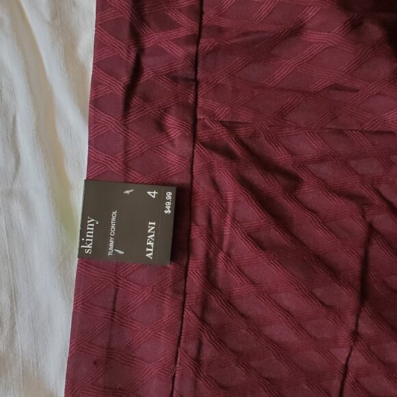 ALFANI tummy control pull-on pants NEW with tags - Picture 4 of 5